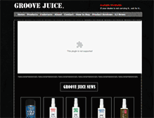 Tablet Screenshot of groovejuiceinc.com